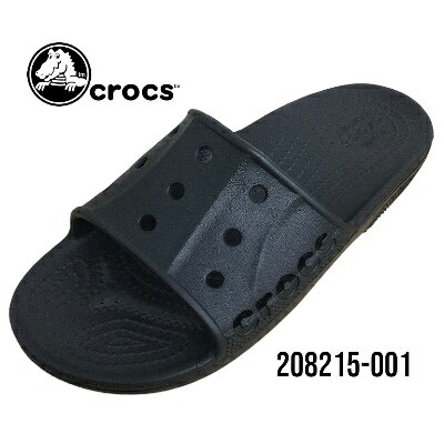 【CROCS　クロックス　208215-001　BAYA II SLIDE　バヤ 2.0 スライド　BLACK】ユニセックス　シャワーサンダル　夏　サンダル　プール　レジャー　