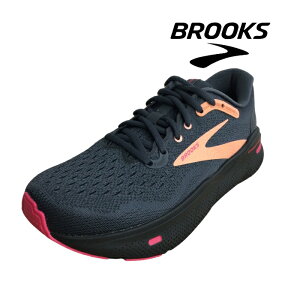 BROOKS ブルックス BRW 3952 B/R GhostMax ゴーストマックス Black/Papaya/Raspberry レディース スポーツ ランニングシューズ ジョギング 通学 スニーカー 厚底