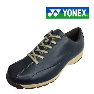 【送料無料】YONEX ヨネックス SHW M21N NAVY BLUE ネイビーブルー 3.5Eパワークッション メンズ ウォーキング 靴 スニーカー 抗菌防臭 撥水ストレッチ ロック機能付ファスナー 旅行 街歩き