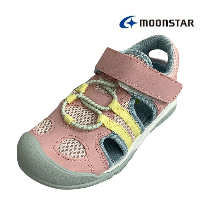 Shoes - 【MOONSTAR CARROT　ムーンスター　マウンテンフィールド　S017C　MULTI　マルチ 】キッズ サンダル　カジュアル　レジャー　サマーシューズ　マジックテープ　公園　