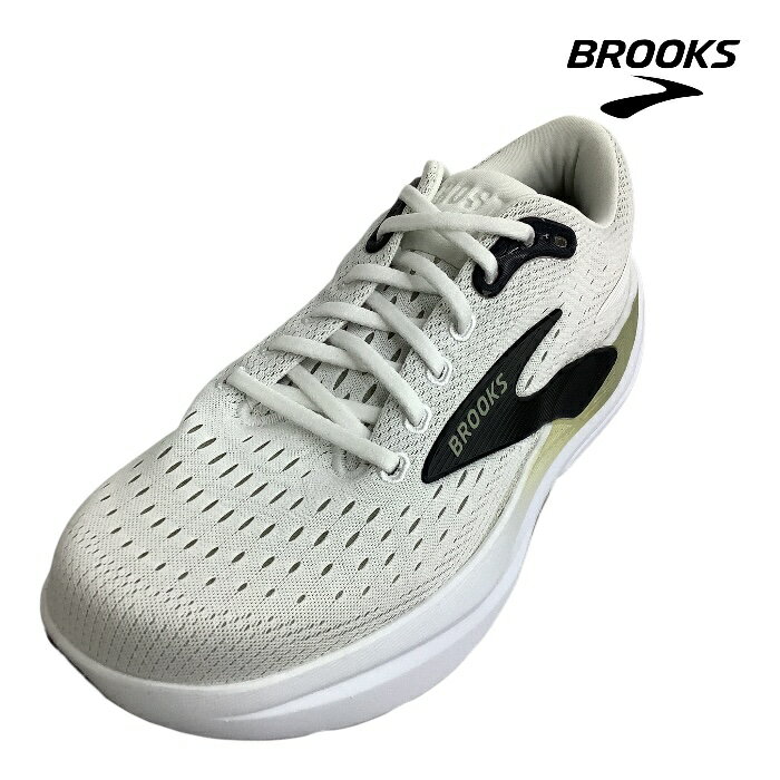 BROOKS ブルックス BRM4643 GhostMax3 ゴーストマックス3 BrightWhite/Tea/Black メンズ スポーツ ランニングシューズ ジョギング 通学 スニーカー