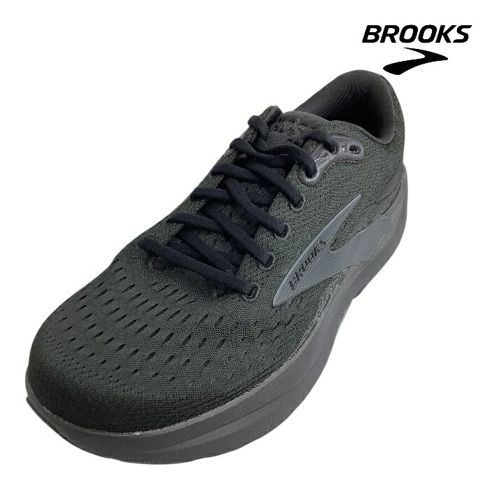 BROOKS ブルックス BRM4644 GhostMax3 WIDE 2E ゴーストマックス3 Black/Black/Ebony メンズ スポーツ ランニングシューズ ジョギング 通学 スニーカー ワイド