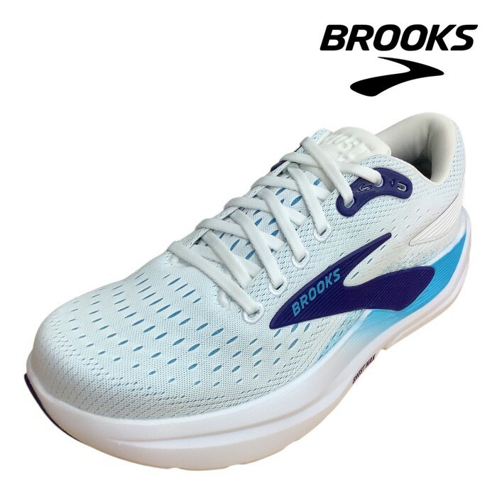 Rakuten - BROOKS ブルックス GhostMax3 ゴーストマックス3 BRM4643 W/BLU Bright White /Beacon Blue /Teal メンズ スポーツ ランニングシューズ ジョギング 通学 スニーカ