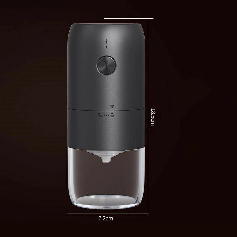 電動コーヒーミル 臼式 水洗い可 小型 USB充電式 コードレス 一部 珈琲 セラミック...