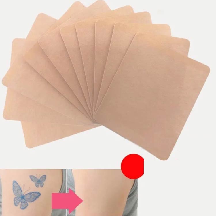 キャリアセレクトの25枚入り タトゥー 隠し シール 9×12cm 傷跡隠し 透けない しっかり隠れる 傷跡 あざ隠し カバー 手術の痕 キズ痕 男女兼用 刺青 プー｜アングル2