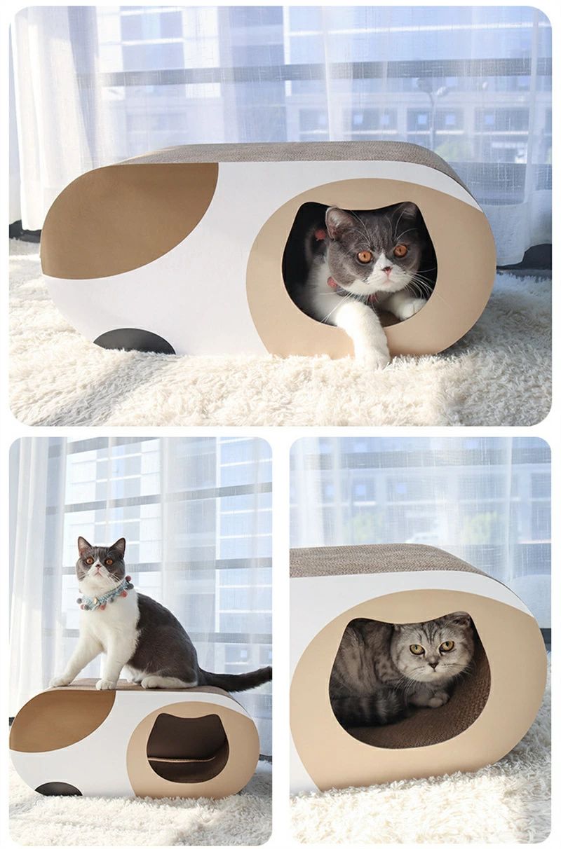 爪研ぎ 段ボール 猫 ペットベッド 爪とぎ 猫 爪とぎBOX ハウス つめとぎ ガリガリ ...