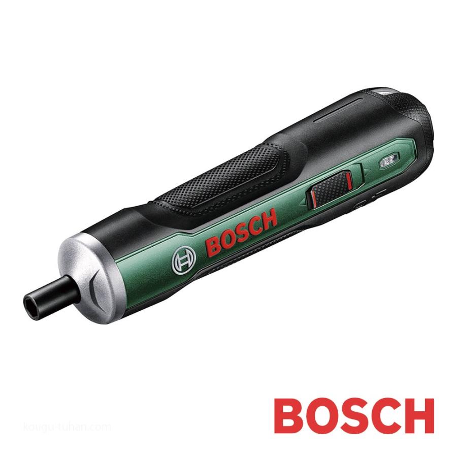 ボッシュBOSCH 3.6Vコードレスドライバー 電動ドライバー 充電式 正逆転切替 トルク調整 家具の組み立て DIY ビット32本 充電用USBケーブル・ケース付 PUSHDRIVE