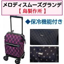 【母の日ありがとうカード】メロディスムーズ グランデ ショッピングカート 保冷バッグ 買い物 お出かけ おしゃれ ワンタッチ スムーズに歩ける 保冷機能 島製作...