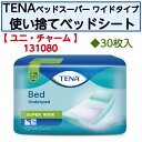 【母の日ありがとうカード】TENA ベッドスーパーワイドタイプ 陰部洗浄 モレ防止 使い捨て ディスポ マットレス 椅子 ソファー 車いす 汚染防止 保護 TE...