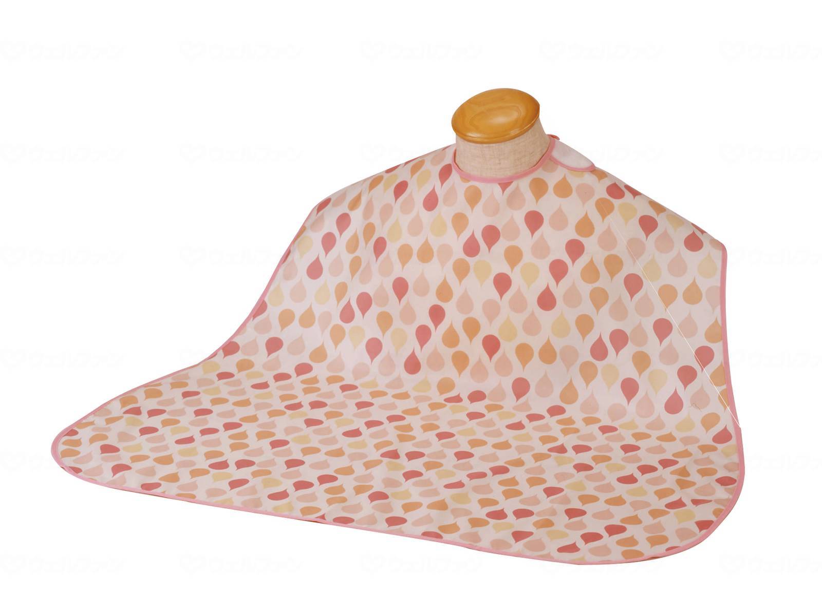 【BF中はポイントUP開催！】ソフラプレン エプロン しずく 食事補助 食事介助 食事用エプロン 防水エプロン リーズナブル ポケット付き 介助 介護 102241 竹虎