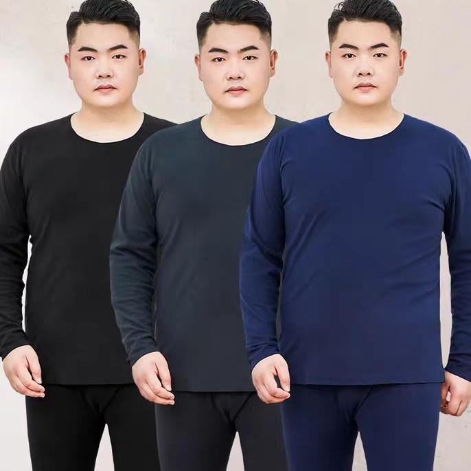 秋 伸縮性 両面起毛 ポリエステル ブラック 6XL 上下セット 保温インナー 男性用 7XL 無縫製 吸湿性 5XL