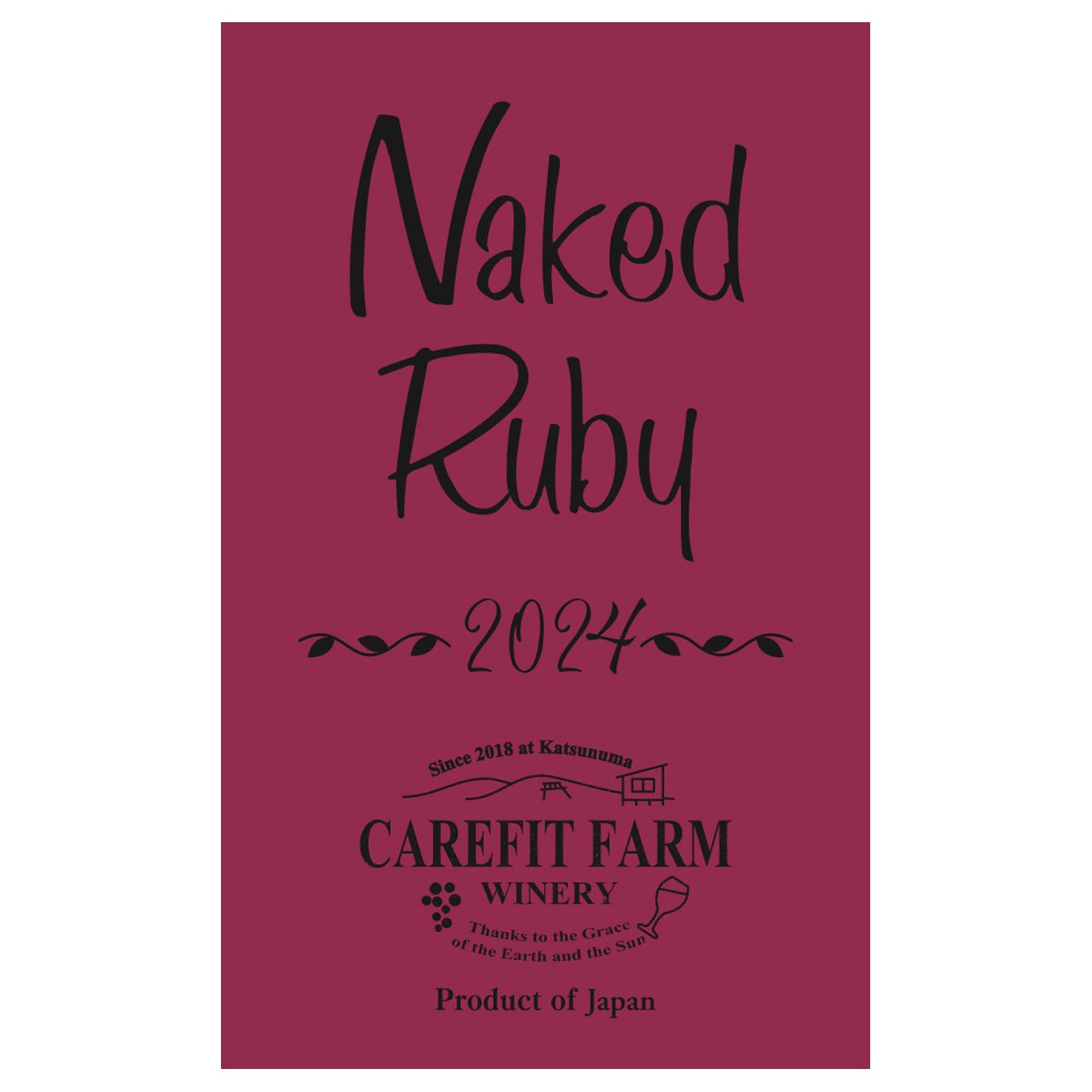 Naked Ruby 2024 ～ネイキッド ルビー 2024～ 750ml 勝沼産マスカット・ベーリーAの赤ワイン 障害者就労支援事業所 ノウフク 農福連携 赤ワイン ワイン ギフト おすすめ 国産 人気 希少 無添加 酸化防止剤無添加 勝沼 プレゼント carefitfarm-10000085 けあふぃっとふぁーむ サンプル画像2