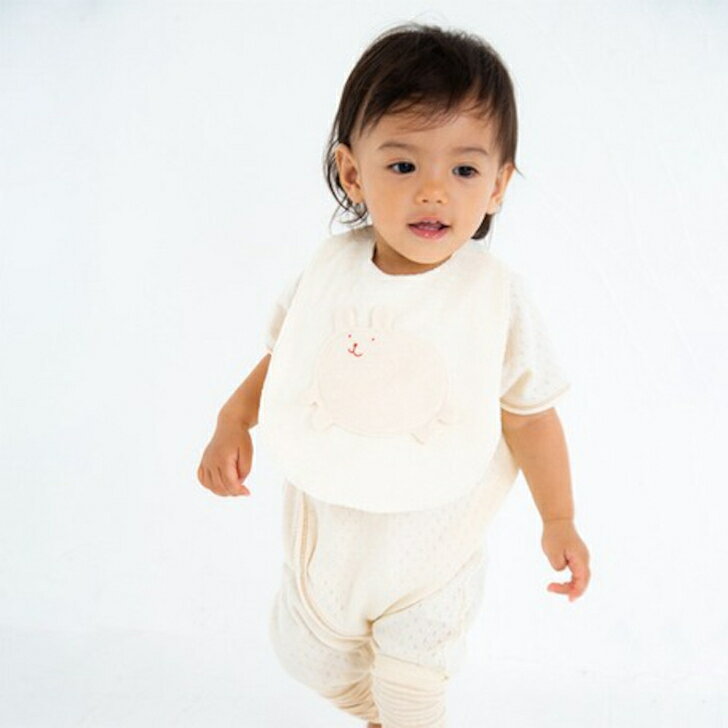 スタイ ビブ お食事エプロン 新生児 授乳時 オーガニックコットン ベビー 赤ちゃんビブ 離乳食 ベビースタイ 涎掛け よだれかけ 男の子 女の子 3