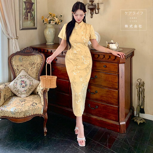 【XL~5XL大きいサイズワンピース】ロングドレス 花柄刺繍ワンピース 大人ドレス 半袖ジャガードワンピース 花柄ドレス 結婚式ワンピース 誕生日パーティードレス 仕事用ワンピース フォーマルドレスビジネスオフィス花柄刺繍パーティードレスイベントタイトチャイナドレス 【XL~5XL大きいサイズワンピース】ロングドレス 花柄刺繍ワンピース 大人ドレス 半袖ジャガードワンピース 花柄ドレス 結婚式ワンピース 誕生日パーティードレス 仕事用ワンピース フォーマルドレスビジネスオフィス花柄刺繍パーティードレスイベントタイトチャイナドレス