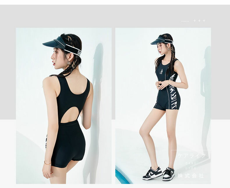 【レディース水着M即納】競技水着 レディース 競泳水着 レディース フィットネス 練習用 スクール水着 ハーフ スパッツ スイミング ダイエット 健康 胸パッド付き 練習 フィットネス スイムウェア 小胸 バスト 盛れる 大人 ミセス セクシー かわいい クール ブラック