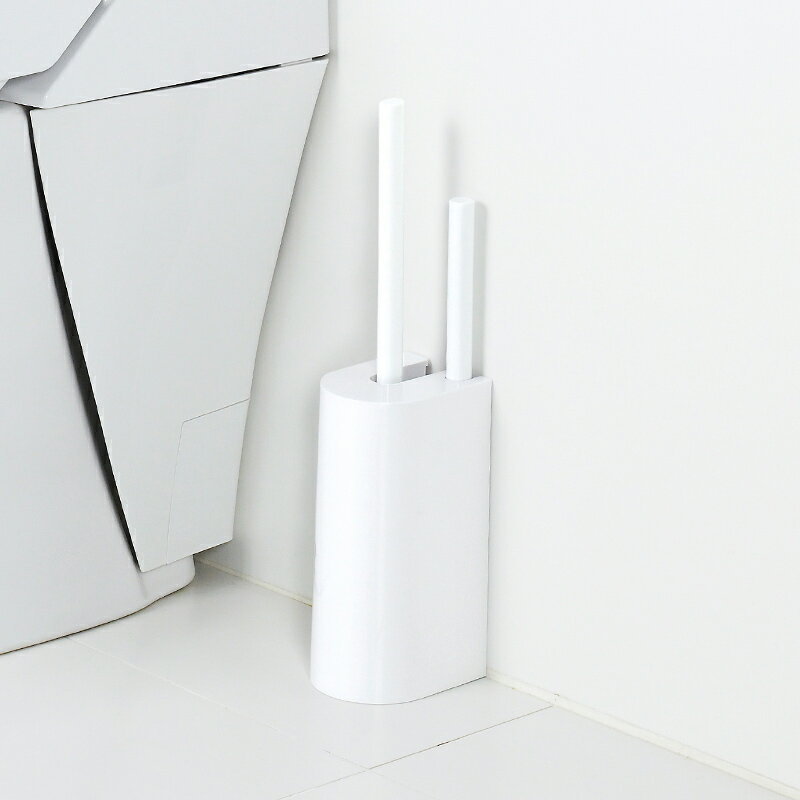 2in1SLIMトイレブラシ2本のブラシでもっとスミズミまで洗える!