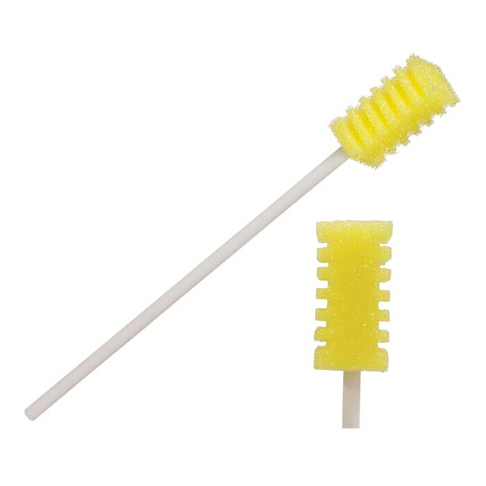 60本入【ライフ 口腔用スポンジ スポジカ】平和メディク　紙軸　258139