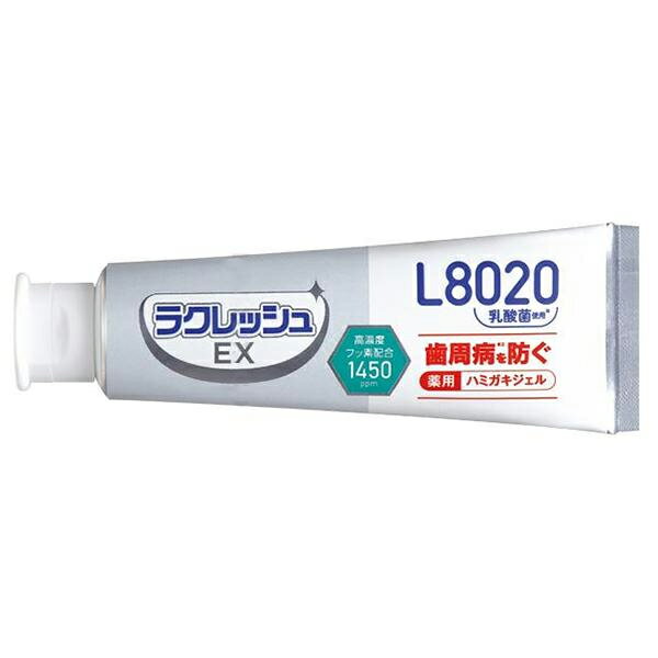 約120回分【ラクレッシュ　EX薬用ハミガキジェル】ジェクス　アップルミント風味　80g　483273