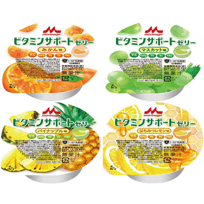 24個セット（4種×各6個）【ビタミンサポートゼリー　いろいろセット】0653251