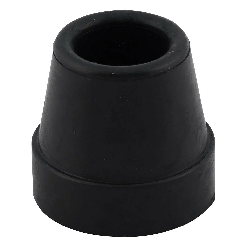Rakuten - 交換用先端ゴム 1個（安全杖用／黒／φ15mm） 50015BL 【0-1405-07】アズワン 交換用 先端 ゴム 交換 足ゴム 脚ゴム ゴム足 ゴム脚 ステッキ 杖 先端ゴム 安全杖 50015bl 4点杖 四点杖