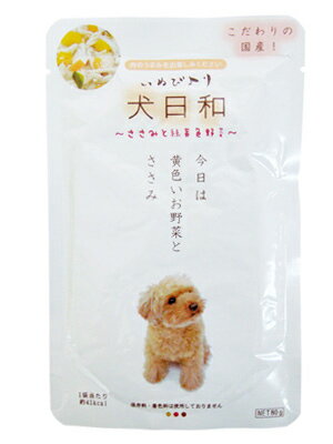 乐天商城 - わんわん 犬日和パウチ ささみと緑黄色野菜 80g