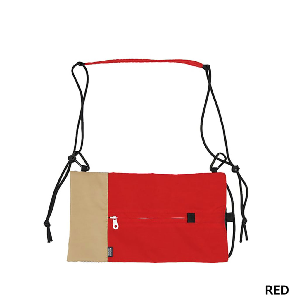 CHOCO マンダリンブラザーズ オサンポティッシュポーチ RED ■ 犬用品 お出かけ お散歩バッグ
