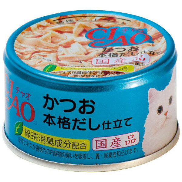 樂天商城 - いなば チャオ かつお本格だし仕立て 85g