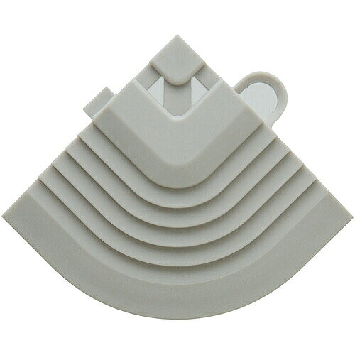 用途 ●ご家庭用人工芝に。 仕様 ●色：グレー ●幅(mm)：50 ●奥行(mm)：50 ●高さ(mm)：16 ●若草ユニットE~V用コーナー 材質 ●ポリエチレン 質量・質量単位 ●8.0g 【メーカー名】山崎産業（株） 【メーカー品番】477951