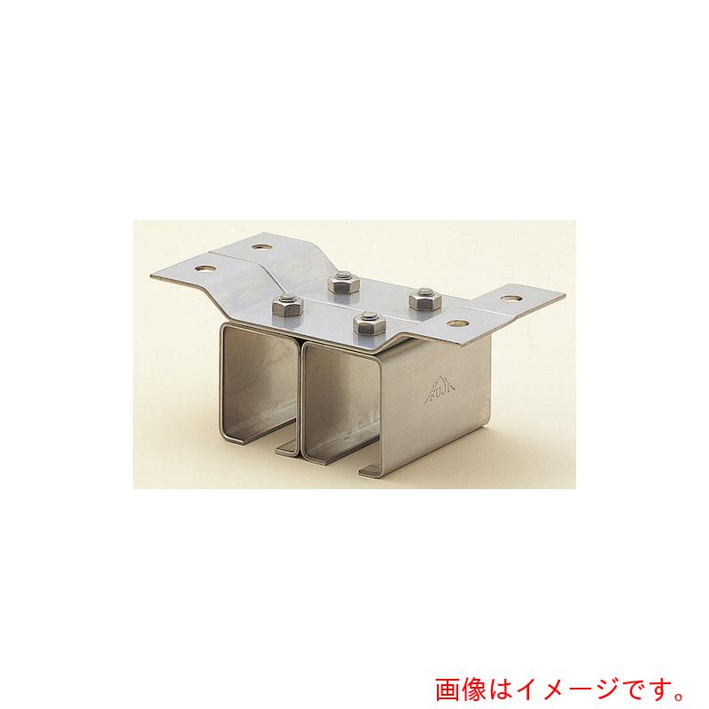 特長 ●SUS304ステンレス製でトラックレールを天井に固定する為の受けジョイント部材で、レールのガタツキを抑えるジョインター付仕様です。 ●SUS304ステンレス製で耐食性、加工性、溶接製に優れています。 用途 ●トラックレール（ハンガーレール）を構築物に取付ける金具で壁面取付け用の横受ジョイント金具 ●工場・倉庫のドア、ビニールカーテン等の開閉、工事現場の仮設パネルゲート、防塵・防音シート、工具・電設資材ケーブルの吊り込み、製品等の移動、トラック車両テントの開閉、農業資材の運搬、ゴミ置場、牛舎のドア等に。 仕様 ●品名：ジョインター付天井継受二連 ●A(mm)：53 ●B(mm)：40 ●C(mm)：71 ●D(mm)：142 ●呼称：2号 ●E(mm)：174 ●F(mm)：73 ●G(mm)：45 ●L(mm)：90 ●W(mm)：16 ●d(mm)：10 ●t(mm)：2.5 ●二連 材質 ●SUS304ステンレス ●仕上：ヘアーライン 質量・質量単位 ●0.97kg 【メーカー名】（株）ヤボシ 【メーカー品番】S2TT2-J