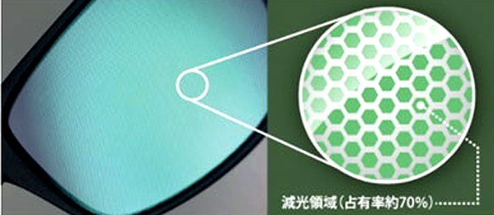 ELLE PLANETE - 目に優しい「眼精疲労軽減レンズ」1.60球面六角形状特殊コーティング ブルーライトカット撥水硬質コート