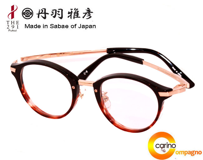 THE 291 鯖江眼鏡職人 丹羽正彦 【送料無料】Made in Japan sabae Handmade Craftsman Masahiko Niwa【福井鯖江】【レンズ付】