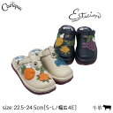 Estacion エスタシオン【MAX1500円OFFクーポン&買い回りで11倍!セール】 サボシューズ レディース 本革 牛革 2way MOOMIN ムーミ...
