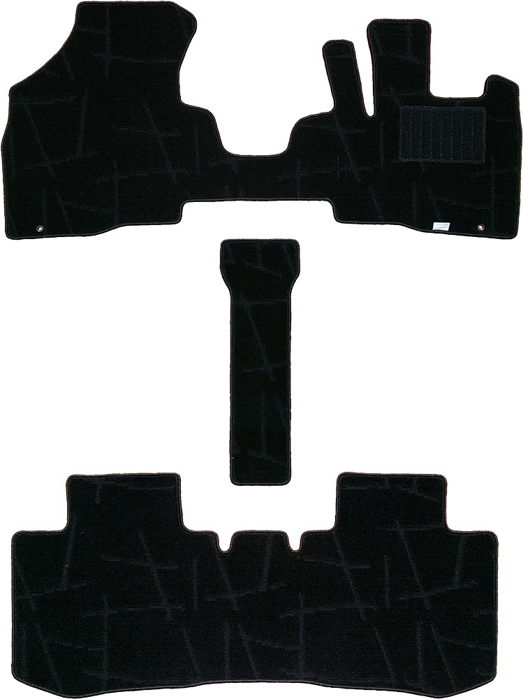 三菱 デリカD:2 DELICA D2 MB36S 46S フロアマット デリカD2 カーマット フロアーマット カーペットマット フロアカーペット フロアーカーペット カー用品 内装用品 社外マット 社外パーツ 社外品 ブラック 純正同等 日本製 専用設計 送料無料 2015年12月～