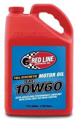 代引き・沖縄離島への発送不可【REDLINE/レッドライン】 エンジンオイル　10W601Gallon[3.785L]×1本バラAPI:SM/CF、ACEA:A3/B3/B4 10W60-ROMO4110a