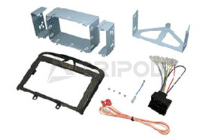 【TRIPOD/トライポッド】【GE-PE203K/R】プジョー308/RCZ 2DIN AV取付キット（パネル色/メタリックブラック・シルバー）