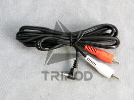 【TRIPOD/トライポッド】【RCA2L3.5】AUXケーブル（RCA/L型3.5Φピン変換）