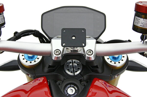 【MOTO CORSE/モトコルセ】ナビマウント for MONSTER 1200 / 821 / 797 ユニバーサルマウントシステム -マウントベース- MCBLT0186/MCBLT0197