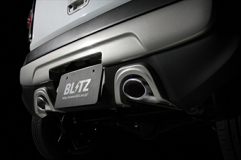 楽天特選パーツカー狂【BLITZ/ブリッツ】エアロスピード RコンセプトAERO SPEED R-concept マフラーガーニッシュ FRP [ハスラー MR31S R06A Turbo] 60172