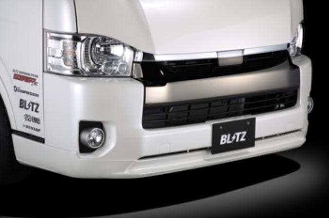受注生産、予約販売受付中！【BLITZ/ブリッツ】エアロスピード RコンセプトAERO SPEED R-concept フロントリップスポイラー for WIDE[HIACE/REGIUS ACE] 60372