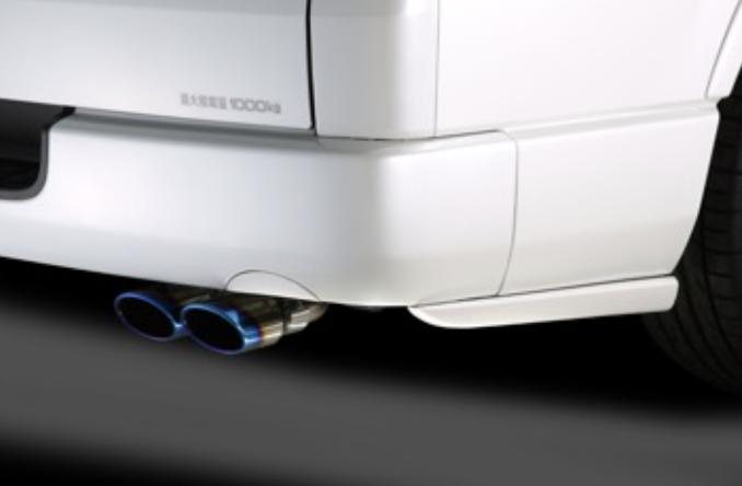 Front Spoiler - 受注生産、予約販売受付中！【BLITZ/ブリッツ】エアロスピード RコンセプトAERO SPEED R-concept リアサイドプロテクター for WIDE[HIACE/REGIUS ACE] 60374