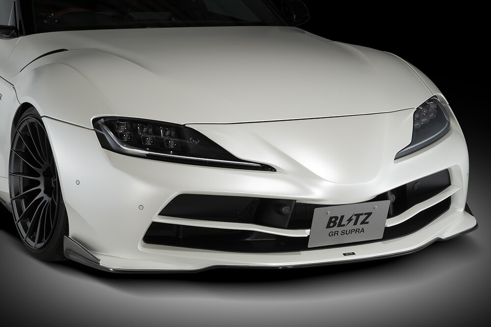 受注生産、予約販売受付中！【BLITZ/ブリッツ】エアロスピード RコンセプトAERO SPEED R-concept フロントバンパースポイラー カーボン[SUPRA] 60396