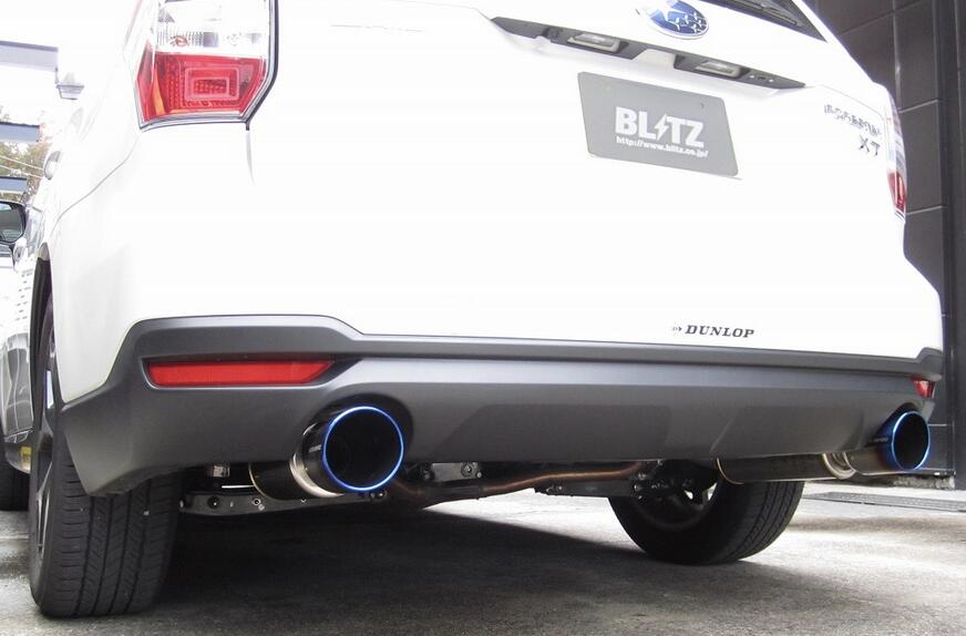 代引き不可、自動車工場、ショップ様への発送となります（沖縄・離島を除く）【BLITZ/ブリッツ】EX-SYSTEM [エキゾーストシステム/マフラー] NUR-SPEC VSRニュルスペック VSR [フォレスター] 63157V