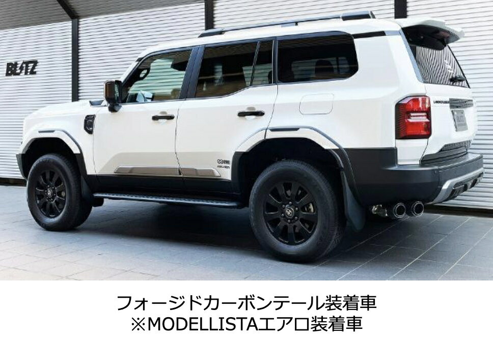 乐天商城 - 新発売！代引き不可（沖縄・離島への発送不可）【BLITZ/ブリッツ】EX-SYSTEM [エキゾーストシステム/マフラー] NUR-SPEC CUSTOM EDITION CR カーボンレッドテールセット [ランドクルーザー250 TRJ250W5] 63209C