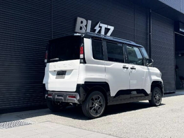 新発売！代引き不可（沖縄・離島への発送不可）【BLITZ/ブリッツ】EX-SYSTEM [エキゾーストシステム/マフラー] NUR-SPEC CUSTOM EDITION フォージドカーボンテールセット(FC) [デリカミニ B38A] 63586F