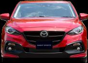 【KNIGHT SPORTS/ナイトスポーツ】フロントバンパースポイラー　タイプ1　 for アクセラ（BM） KZD-71304