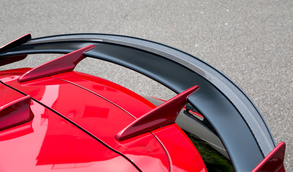 【KNIGHT SPORTS/ナイトスポーツ】 ガーニフラップ・カーボン for CX-8(KG) /アクセラ（BM）KZD-72334