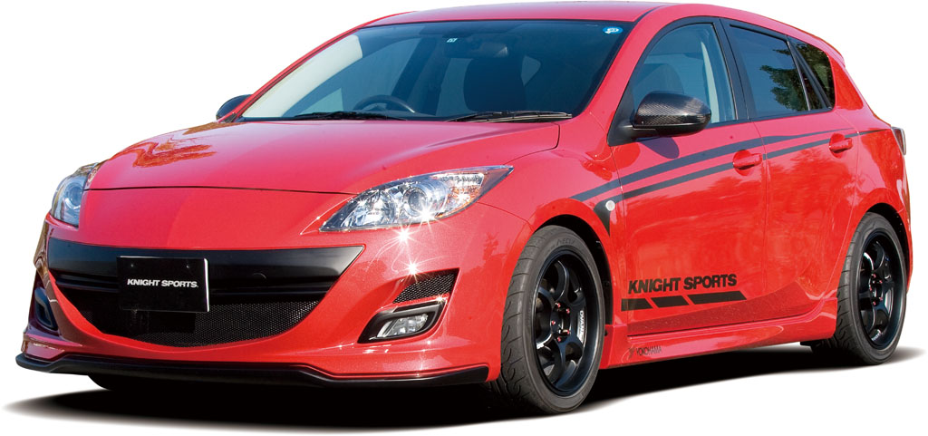 【KNIGHT SPORTS/ナイトスポーツ】 フロント・バンパースポイラー for アクセラ（BL5FW） KZG-71301