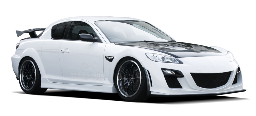 【KNIGHT SPORTS/ナイトスポーツ】 フロント・バンパースポイラー TYPE-3 for RX-8（’08/03〜） KSE-71301