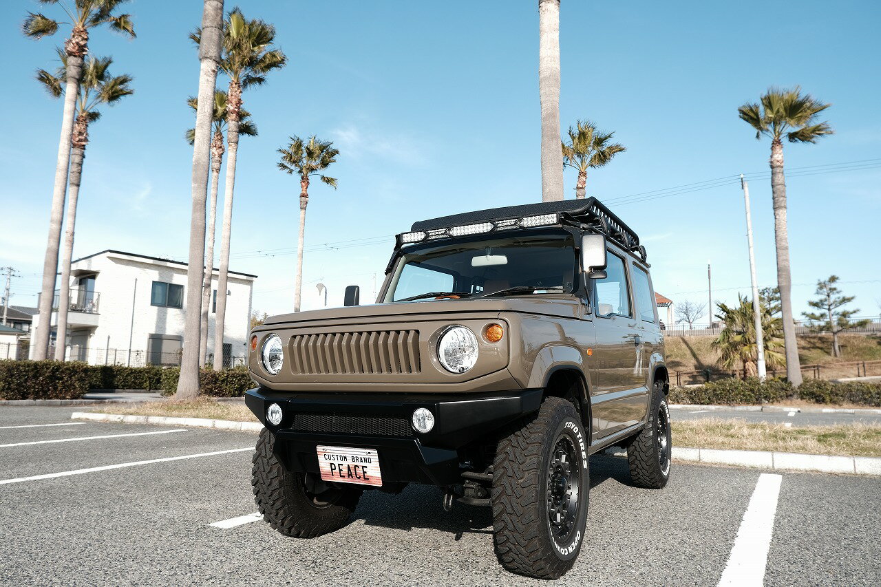 ジムニー フロントバンパー 未塗装 JB64 jimny カスタム パーツ コンプリートカー オリジナル ジムニーカスタム シエラ