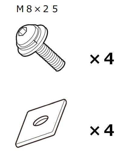 �����ᥤ�� ISP1111 M8��25�ܥ��(4��1��)���ĥʥåȡ�4��1�ȡ� IOP50�� �ѡ��� �佤���� carmate